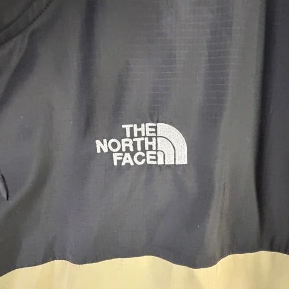 The North Face Cyclone Hooded Jacket Mens L Black Beige Windbreaker Outdoor - Picture 6 of 16